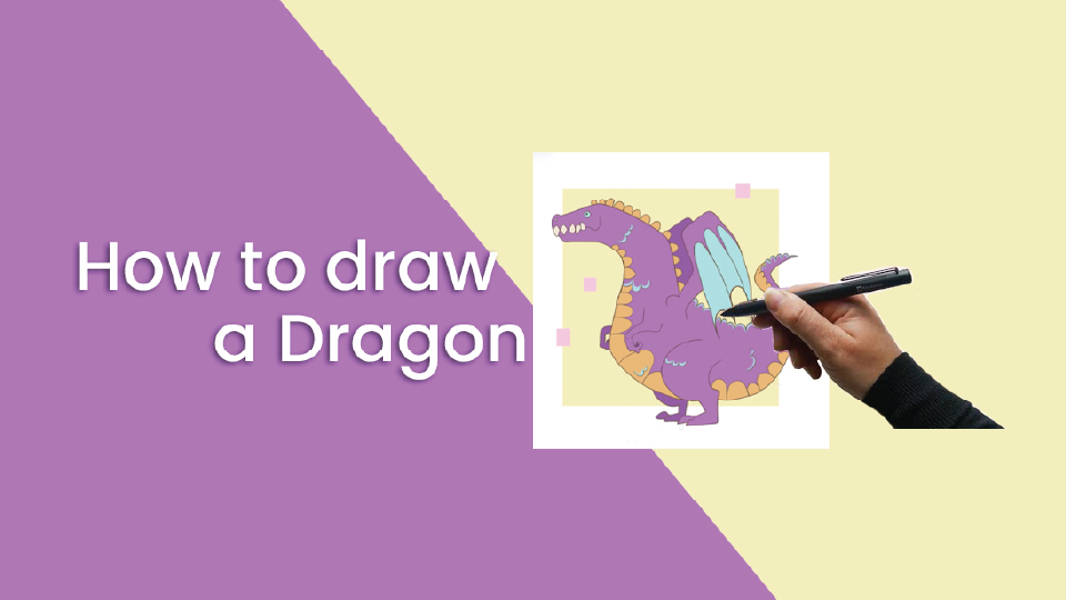 How to Draw a Dragon | Simbans PicassoTab XL Standalone Drawing Tablet