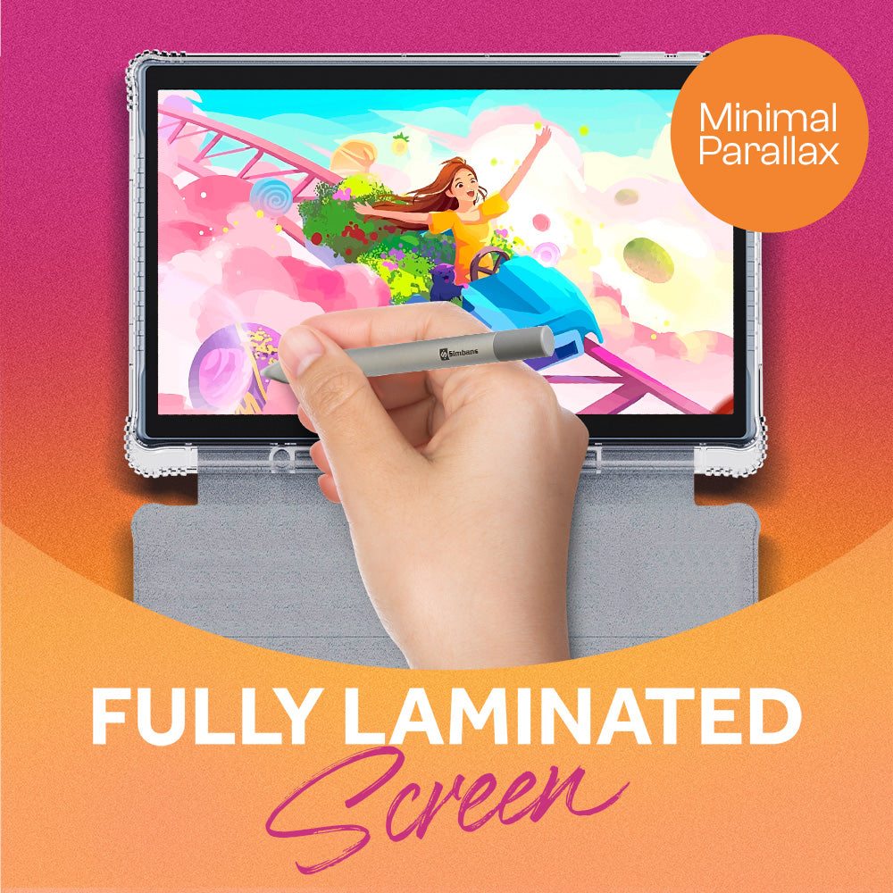 Full laminated screen on Drawing PicassoTab X11 best tablet for artists