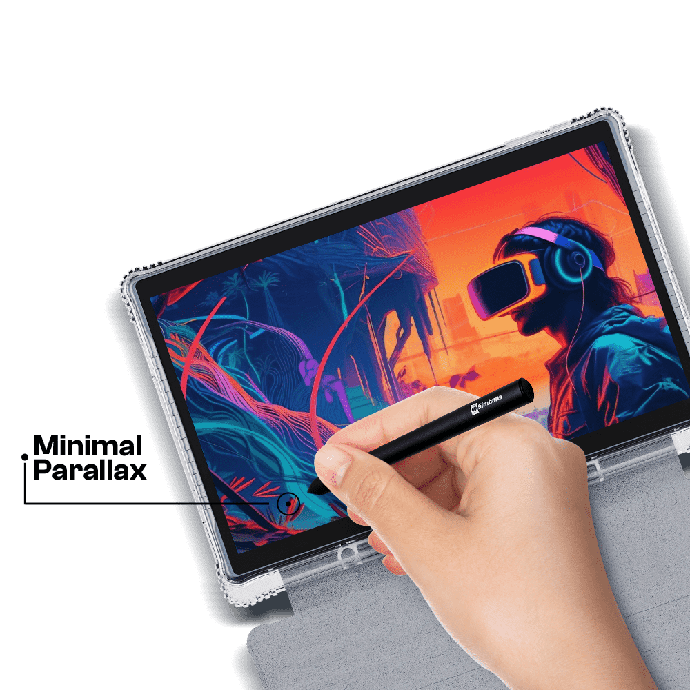Fully Laminated Screen of best drawing tablet for beginners
